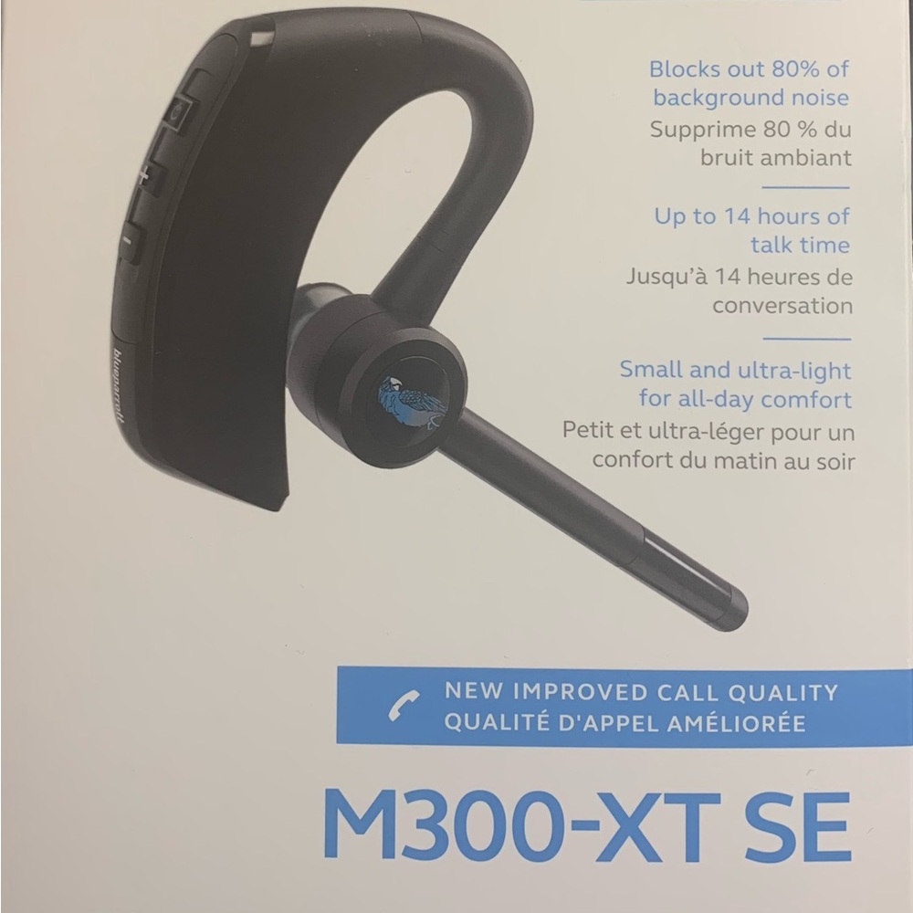 NEW.  M300-XT SE Black Bluetooth Headset - Wireless Mono Earbud